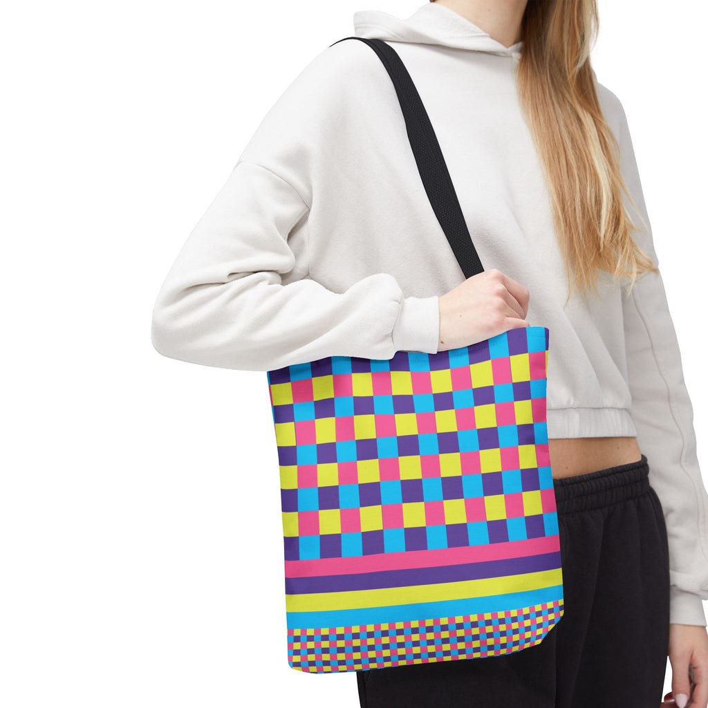 Colorblock Tote Bag