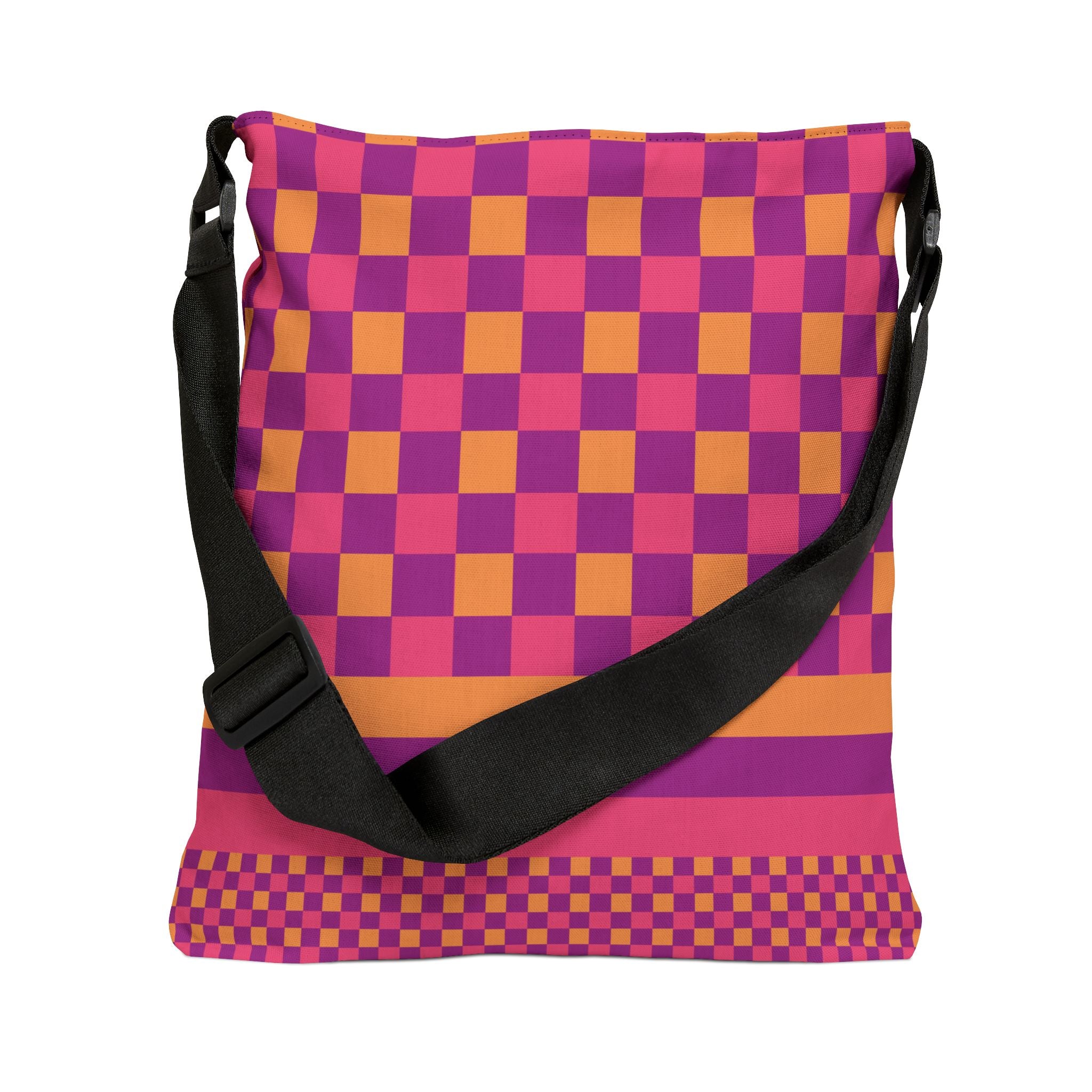 Colorblock Geometric Tote Bag