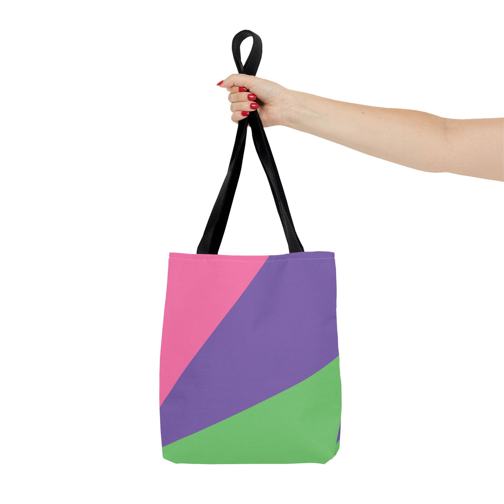 Colorblock Tote Bag