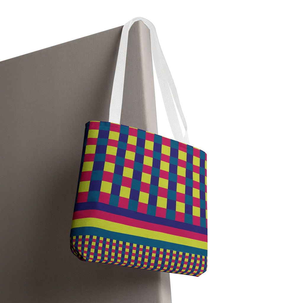 Colorblock Tote Bag