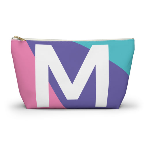 Colorblock Accessory Pouch — Monogram M T-Bottom Cosmetic Bag