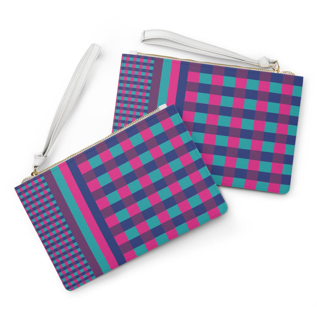 Colorblock Clutch Bag