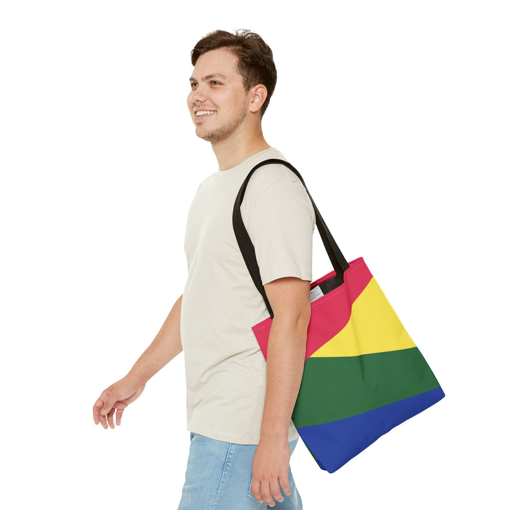 Colorblock Tote Bag