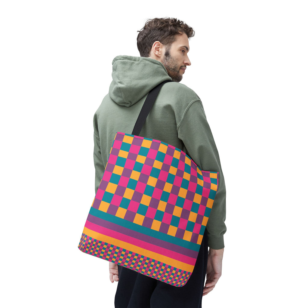 Colorblock Tote Bag