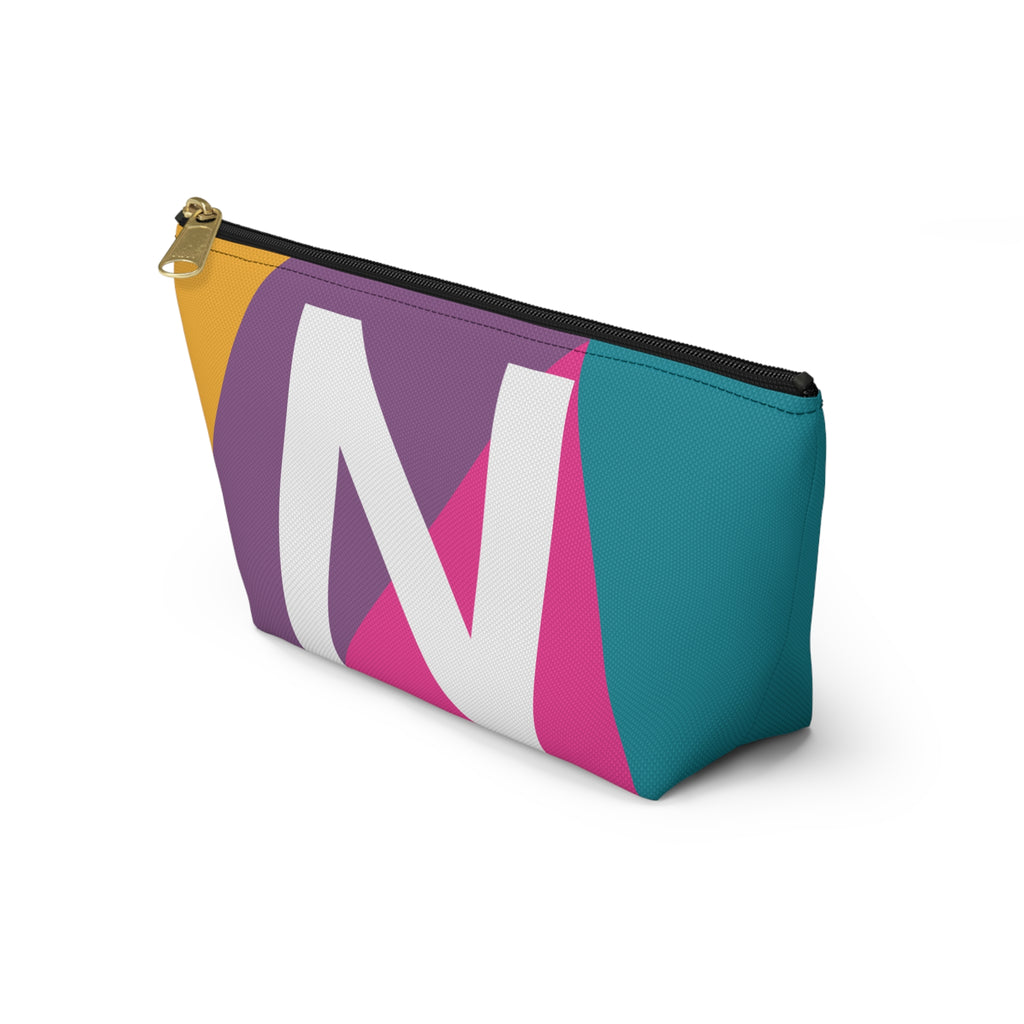 Colorblock Accessory Pouch — Monogram N T-Bottom Cosmetic Bag