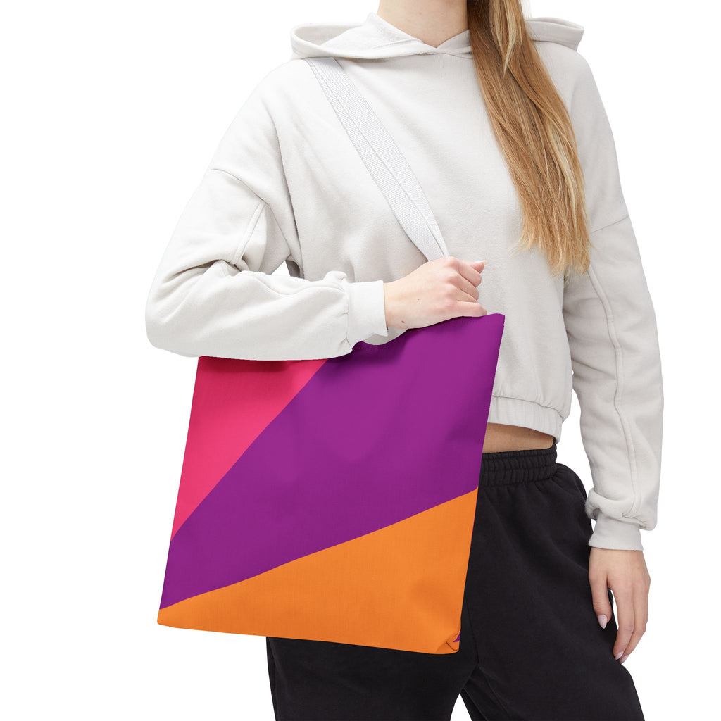 Colorblock Tote Bag