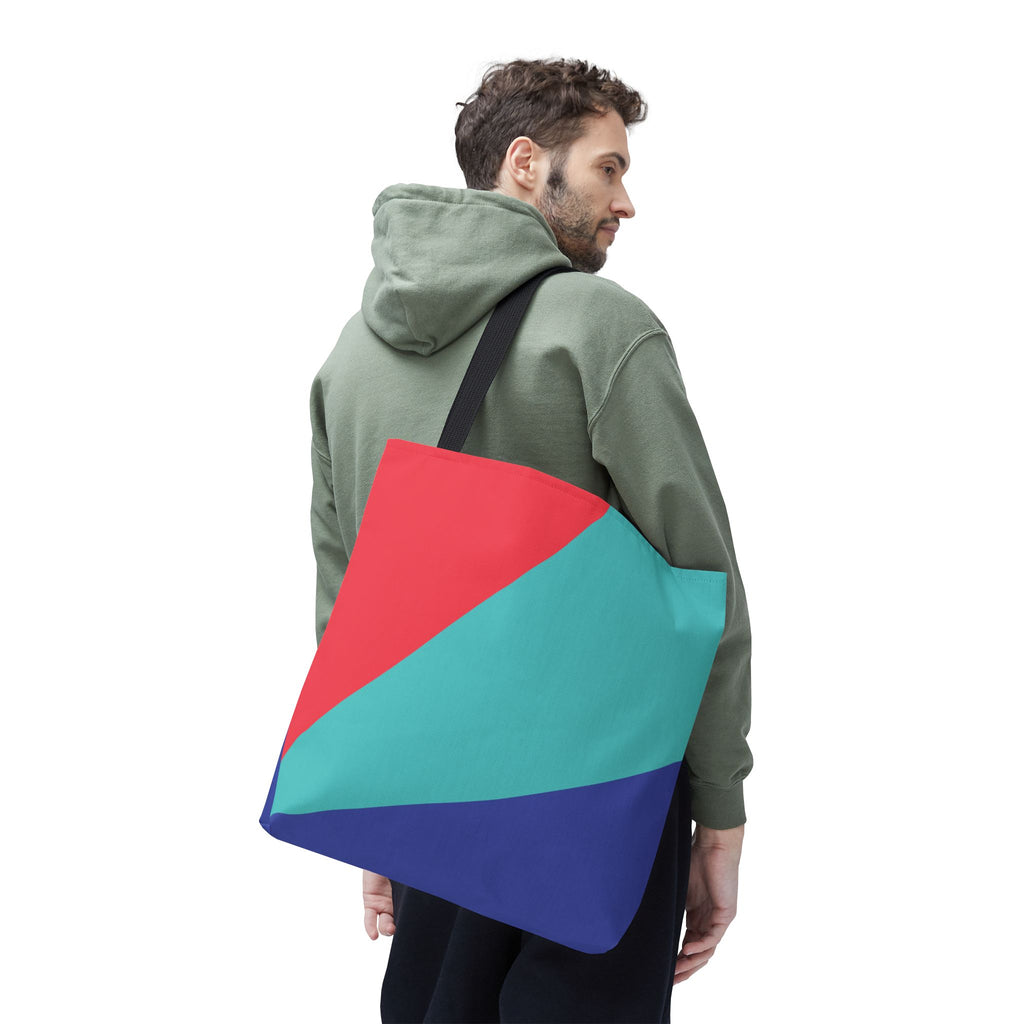 Colorblock Tote Bag