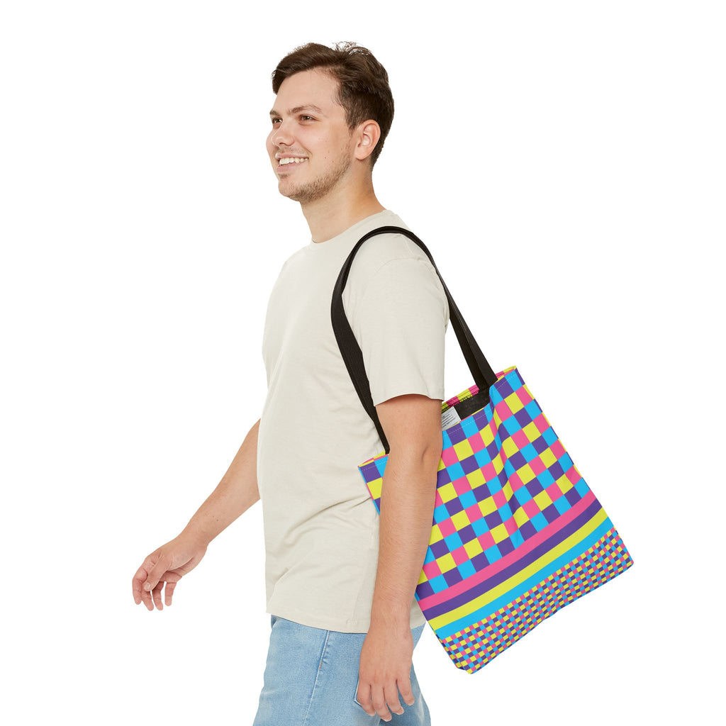Colorblock Tote Bag