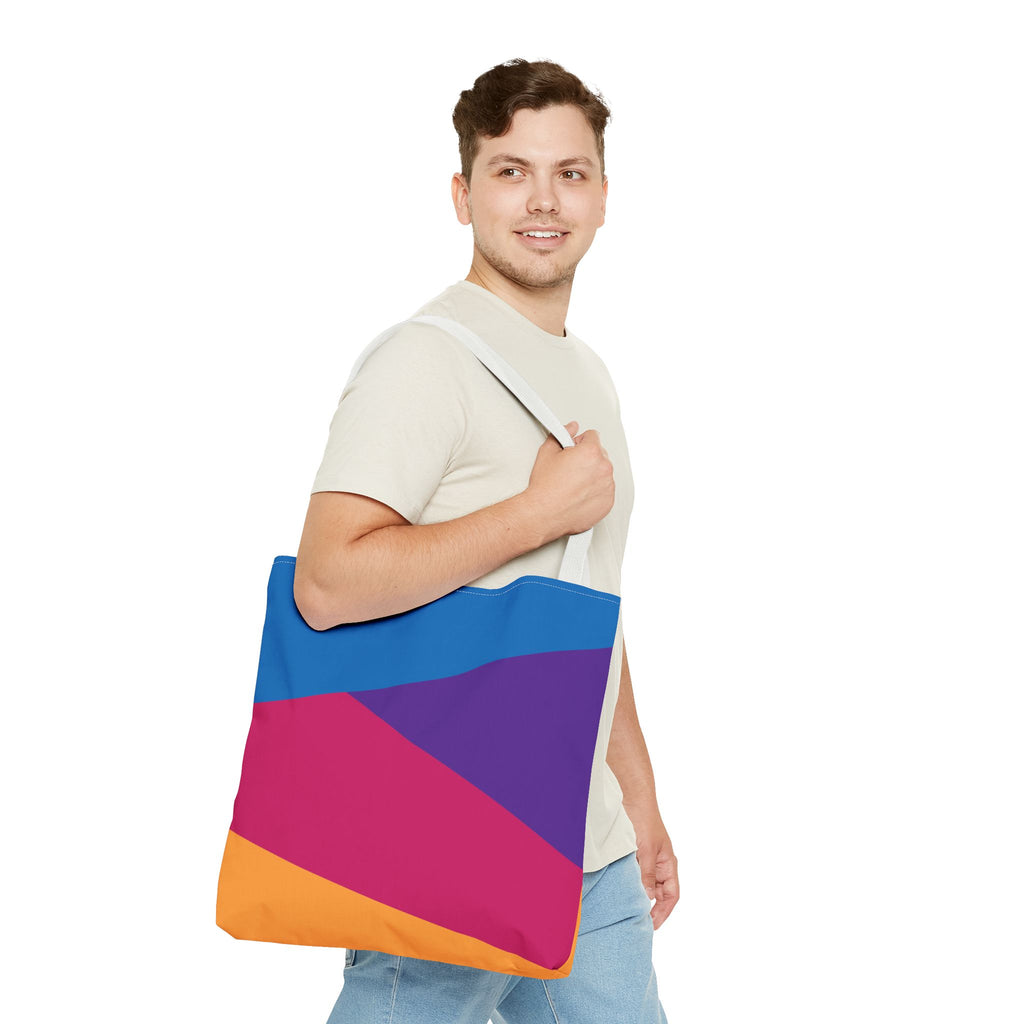 Colorblock Tote Bag