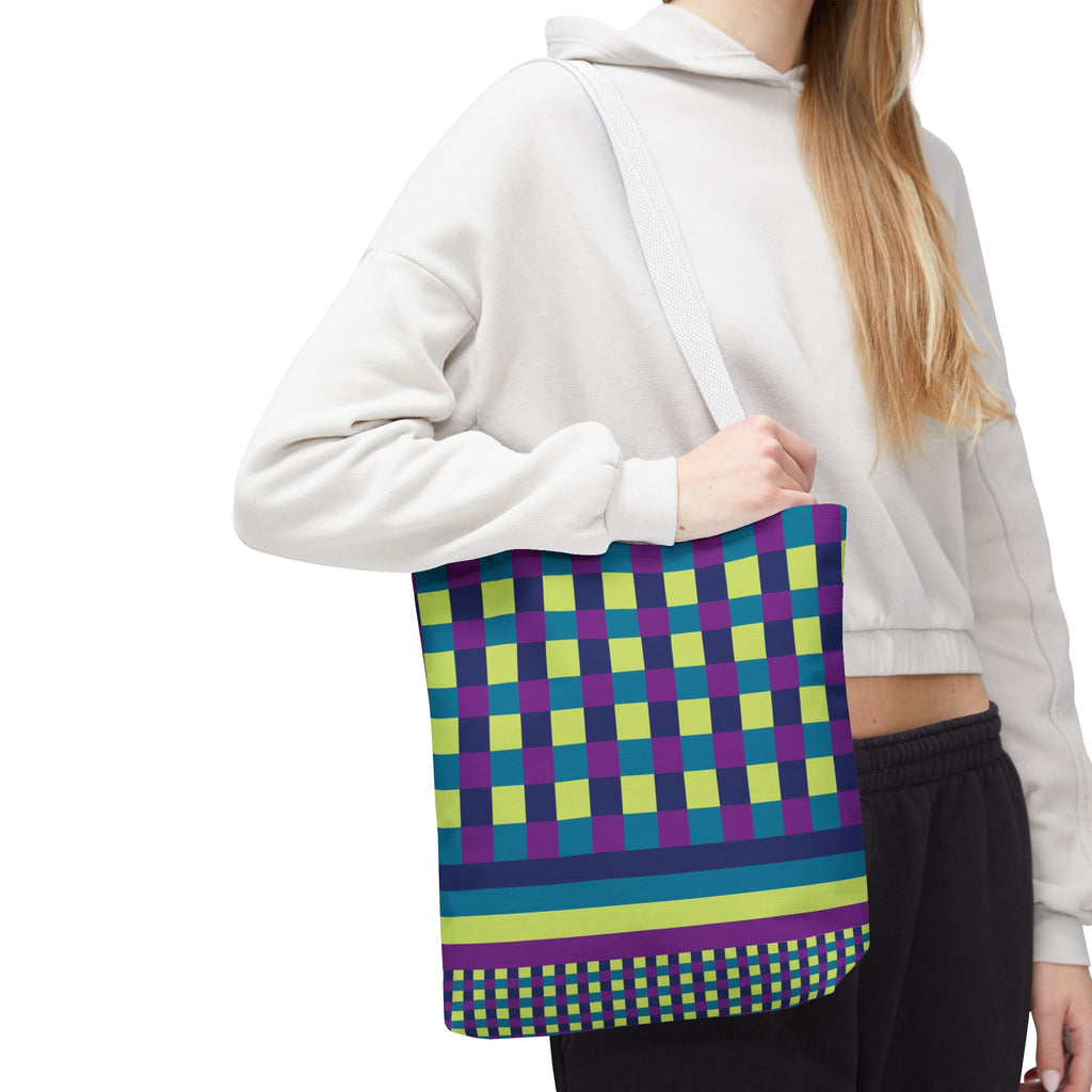 Colorblock Tote Bag