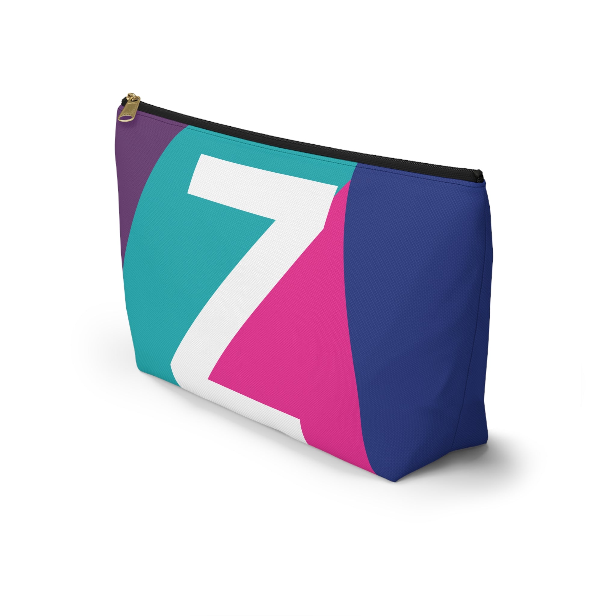 Colorblock Accessory Pouch — Monogram Z T-Bottom Cosmetic Bag