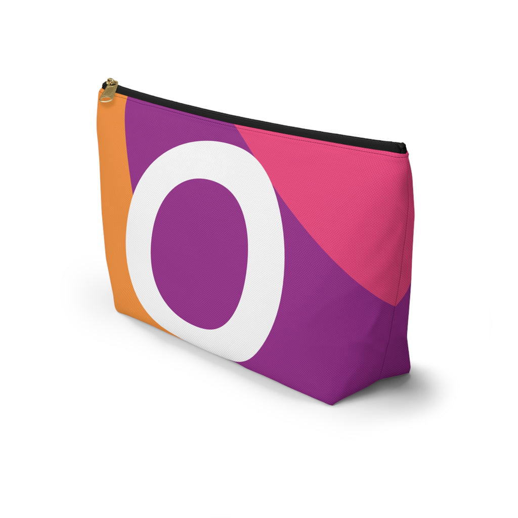 Colorblock Accessory Pouch — Monogram O T-Bottom Cosmetic Bag