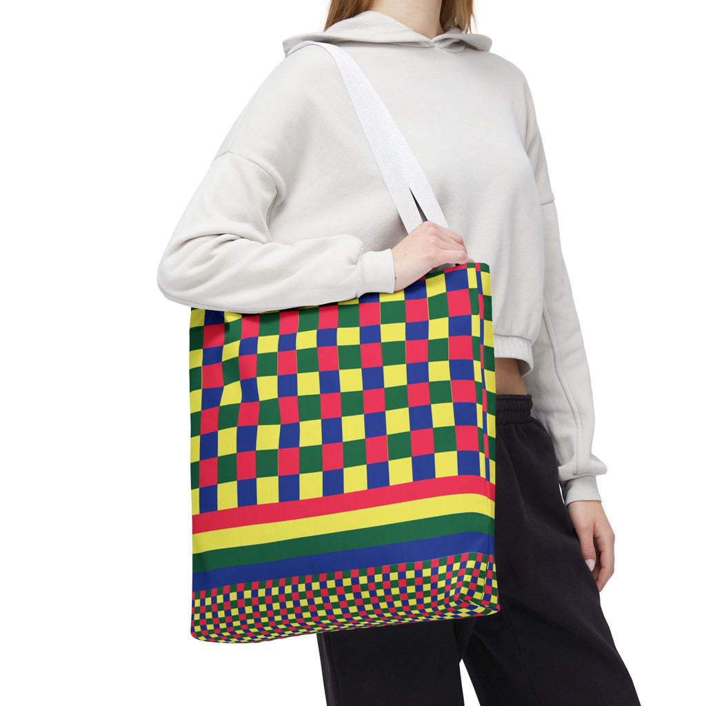 Colorblock Tote Bag