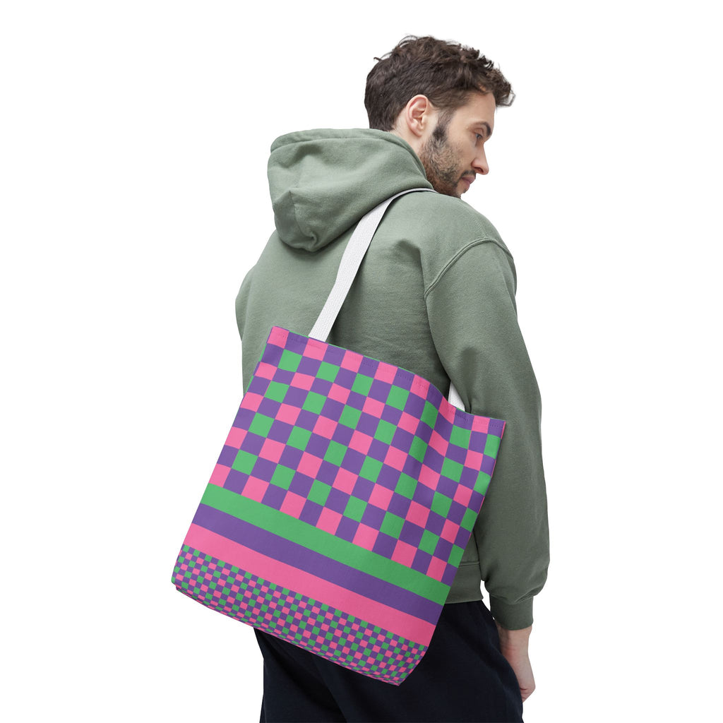 Colorblock Tote Bag