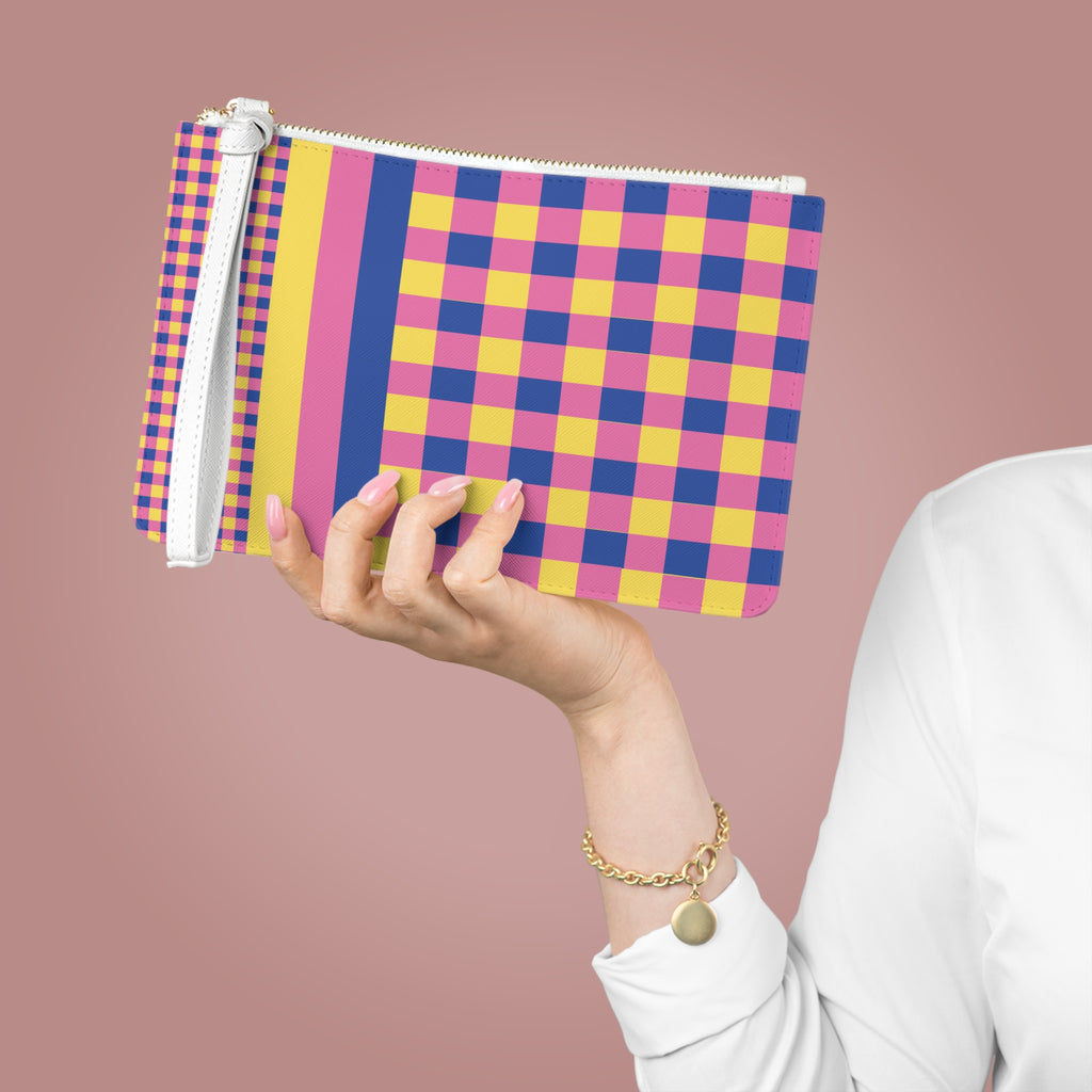 Colorblock Clutch Bag