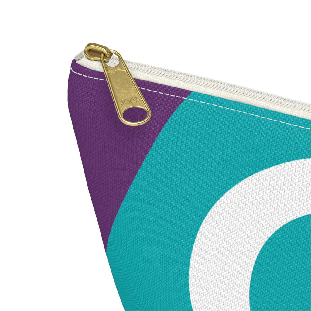 Colorblock Accessory Pouch — Monogram O T-Bottom Cosmetic Bag