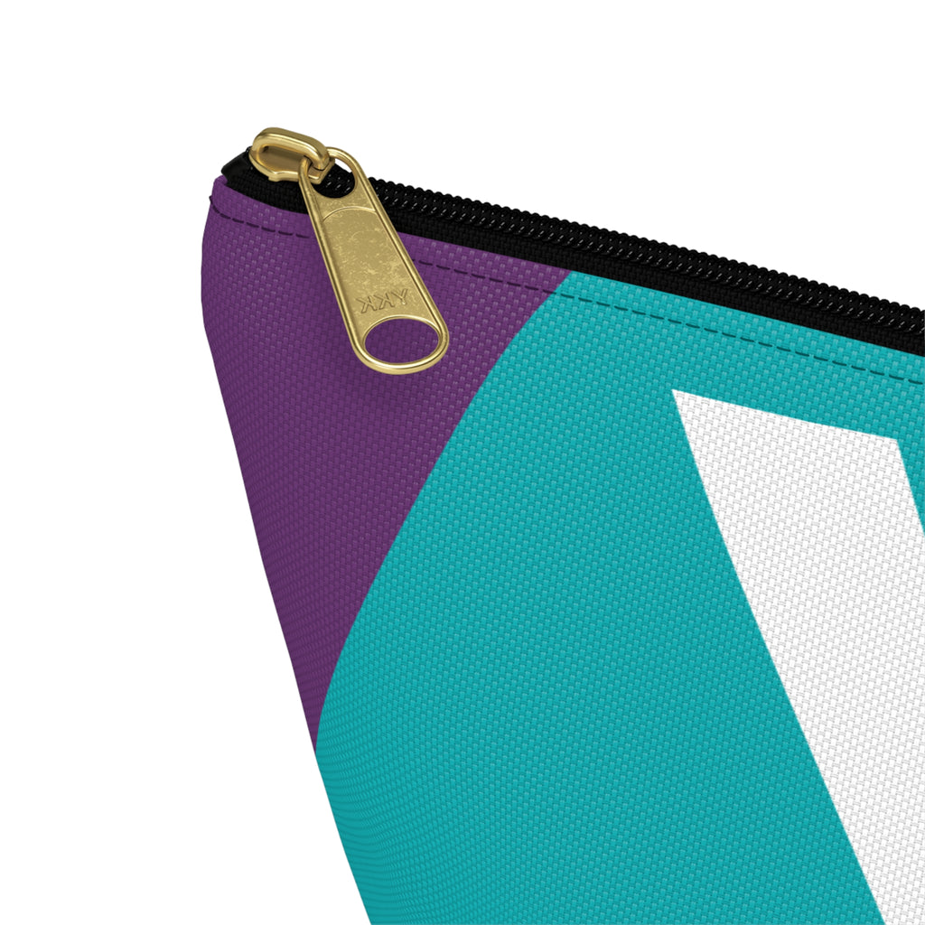 Colorblock Accessory Pouch — Monogram Y T-Bottom Cosmetic Bag