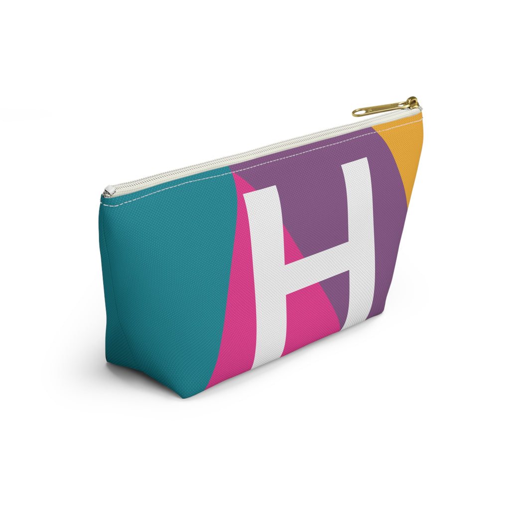Colorblock Accessory Pouch — Monogram H T-Bottom Cosmetic Bag