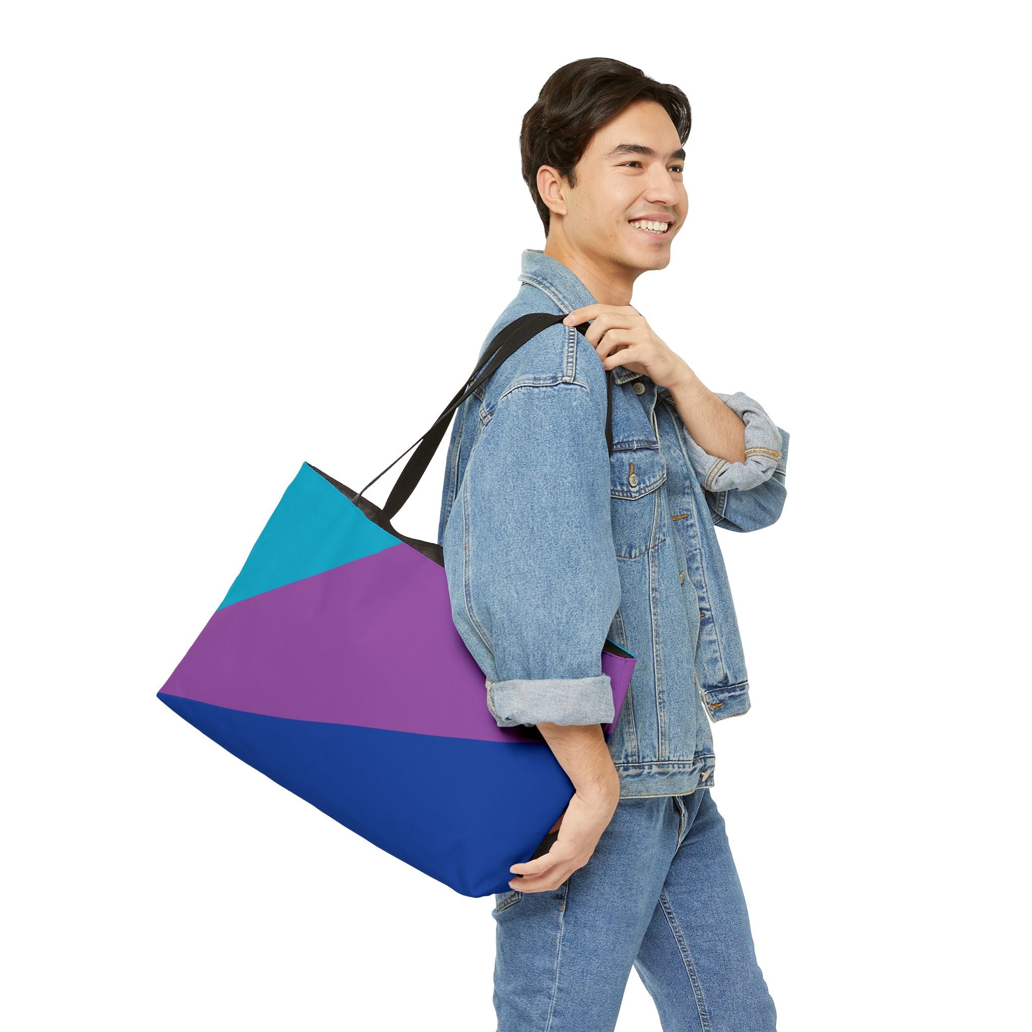 Colorblock Tote Bag