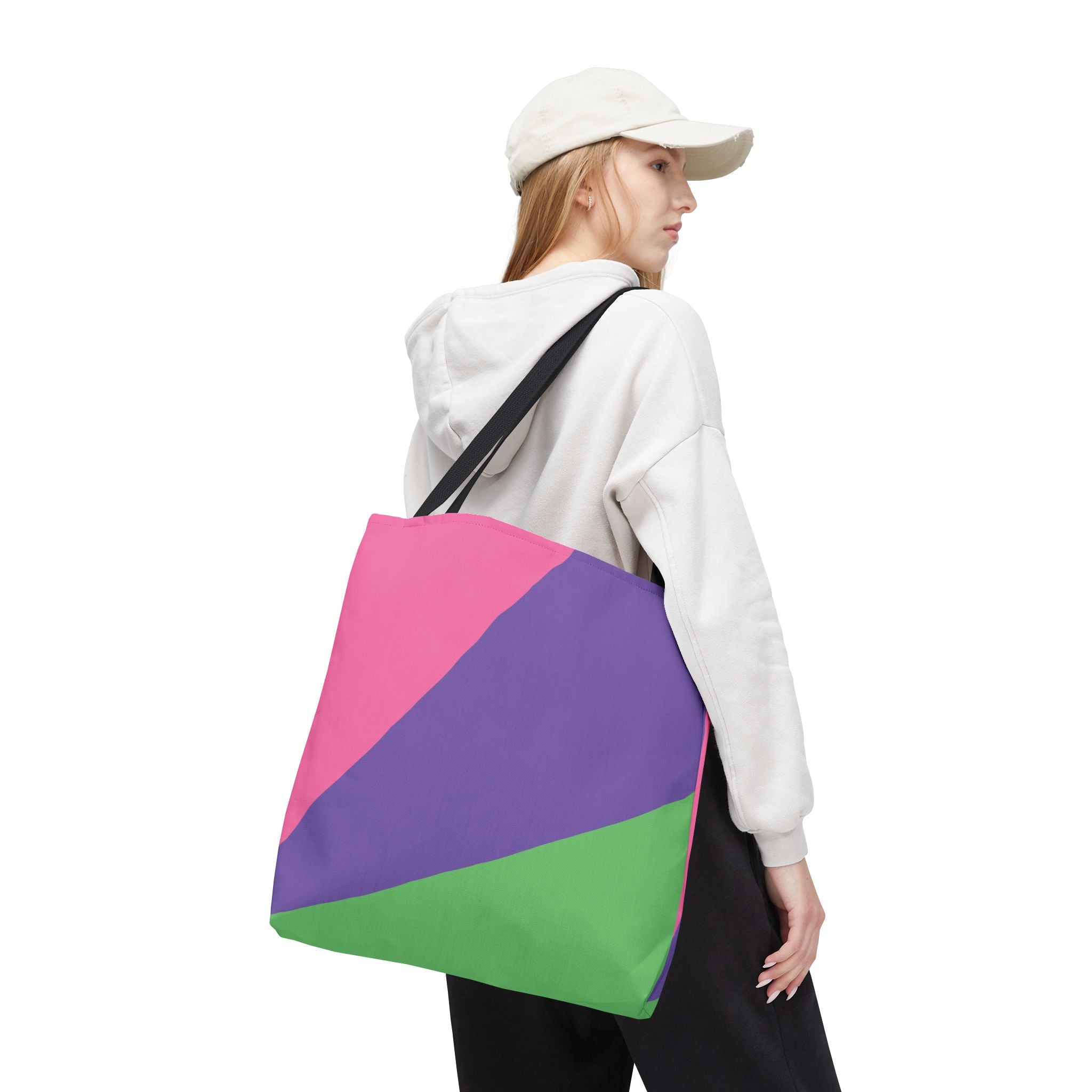 Colorblock Tote Bag