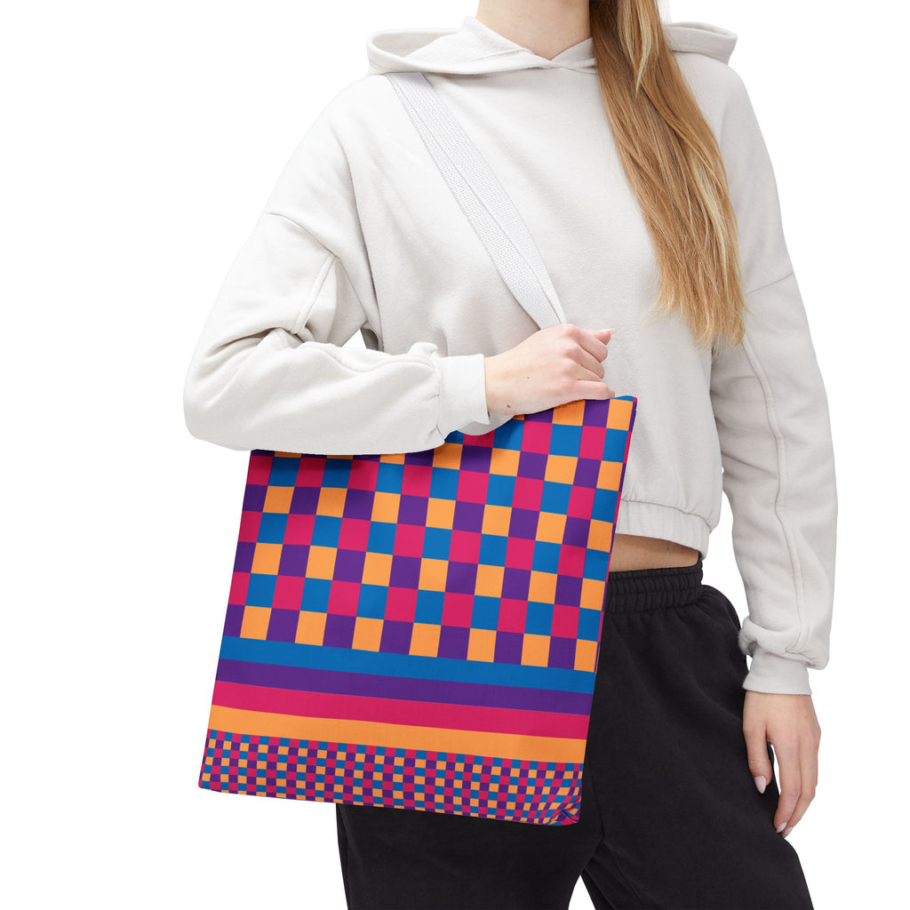 Colorblock Tote Bag