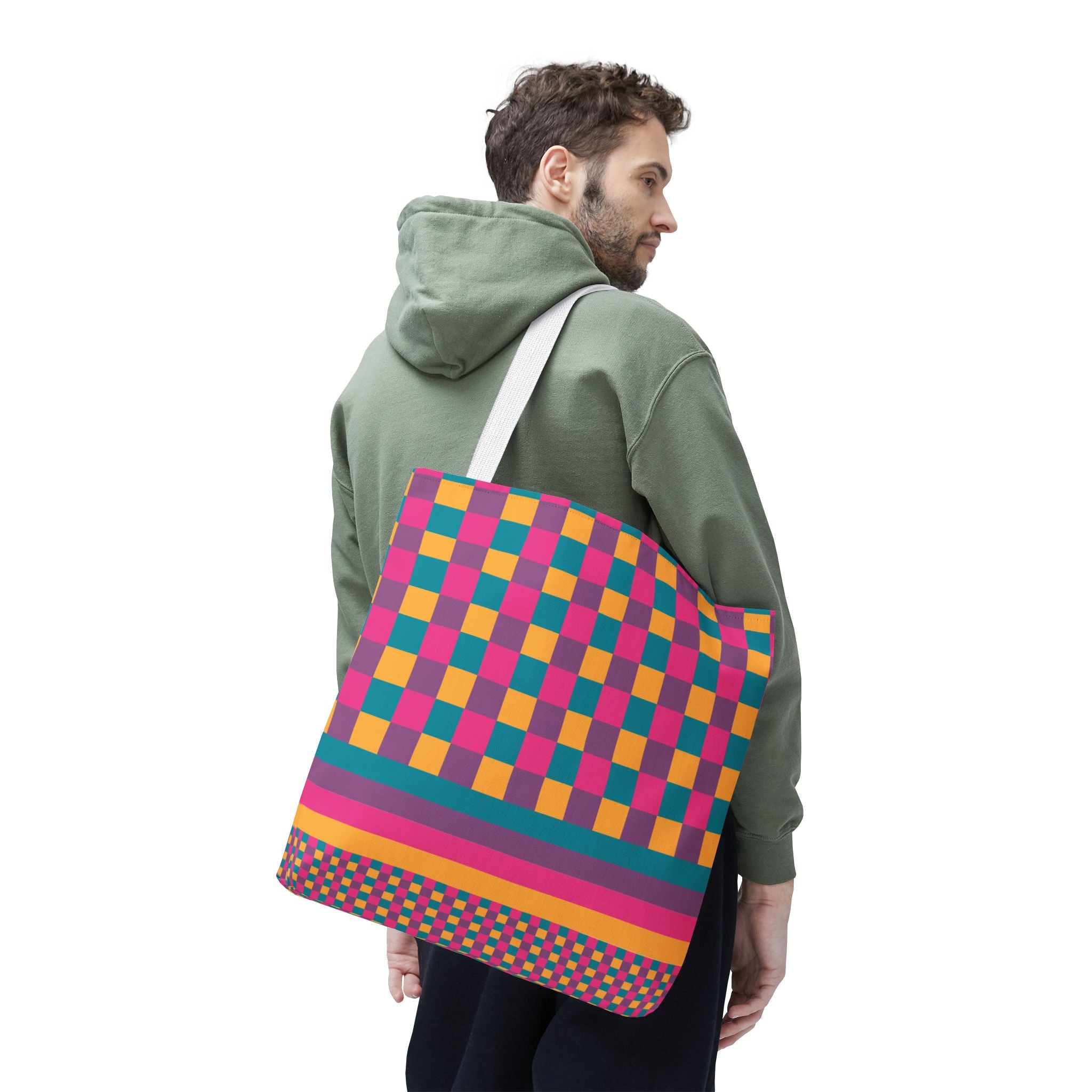 Colorblock Tote Bag