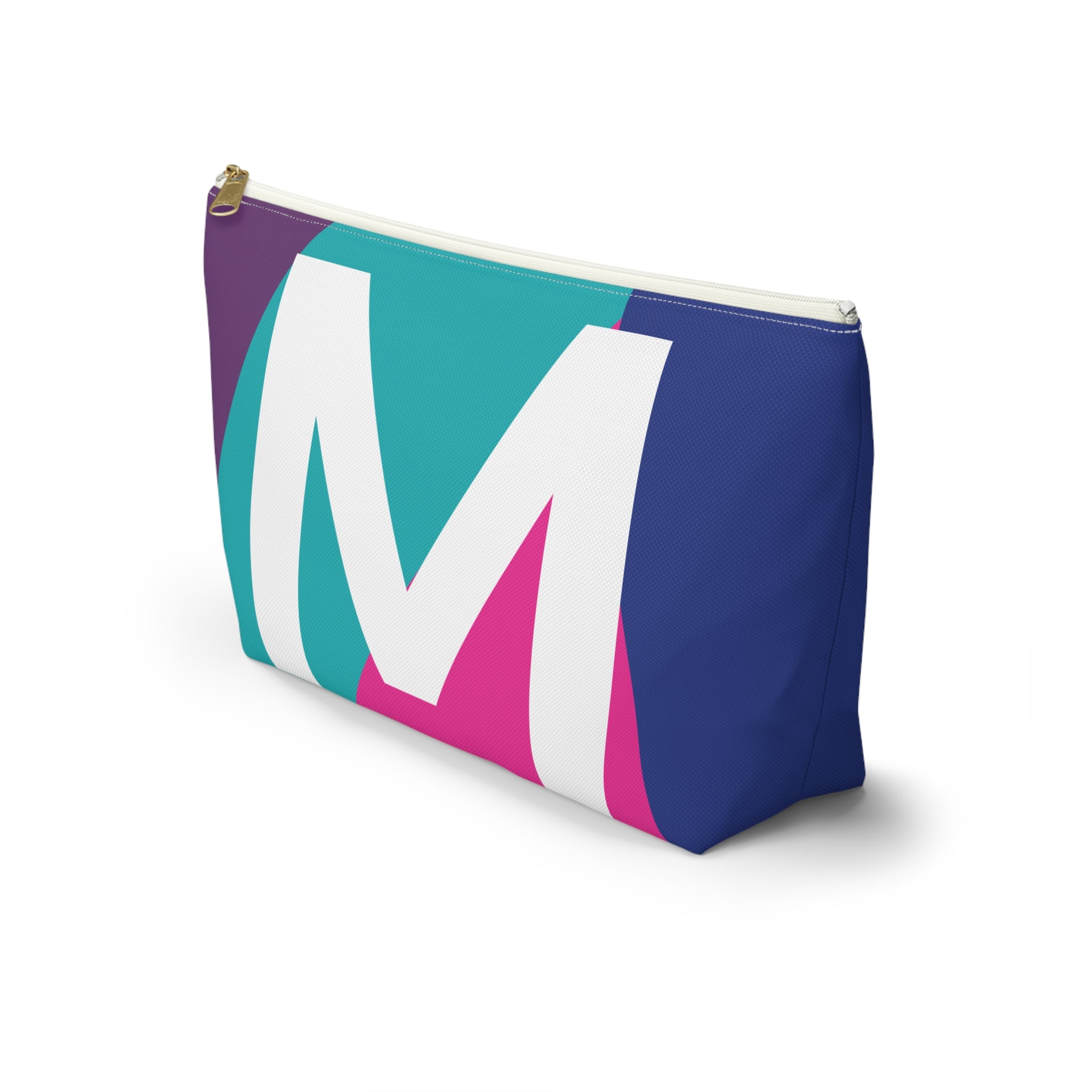 Colorblock Accessory Pouch — Monogram M T-Bottom Cosmetic Bag