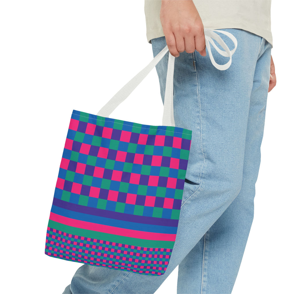 Colorblock Tote Bag