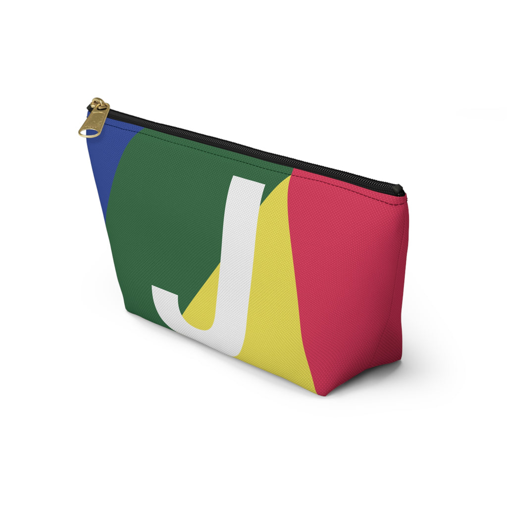Colorblock Accessory Pouch — Monogram J T-Bottom Cosmetic Bag