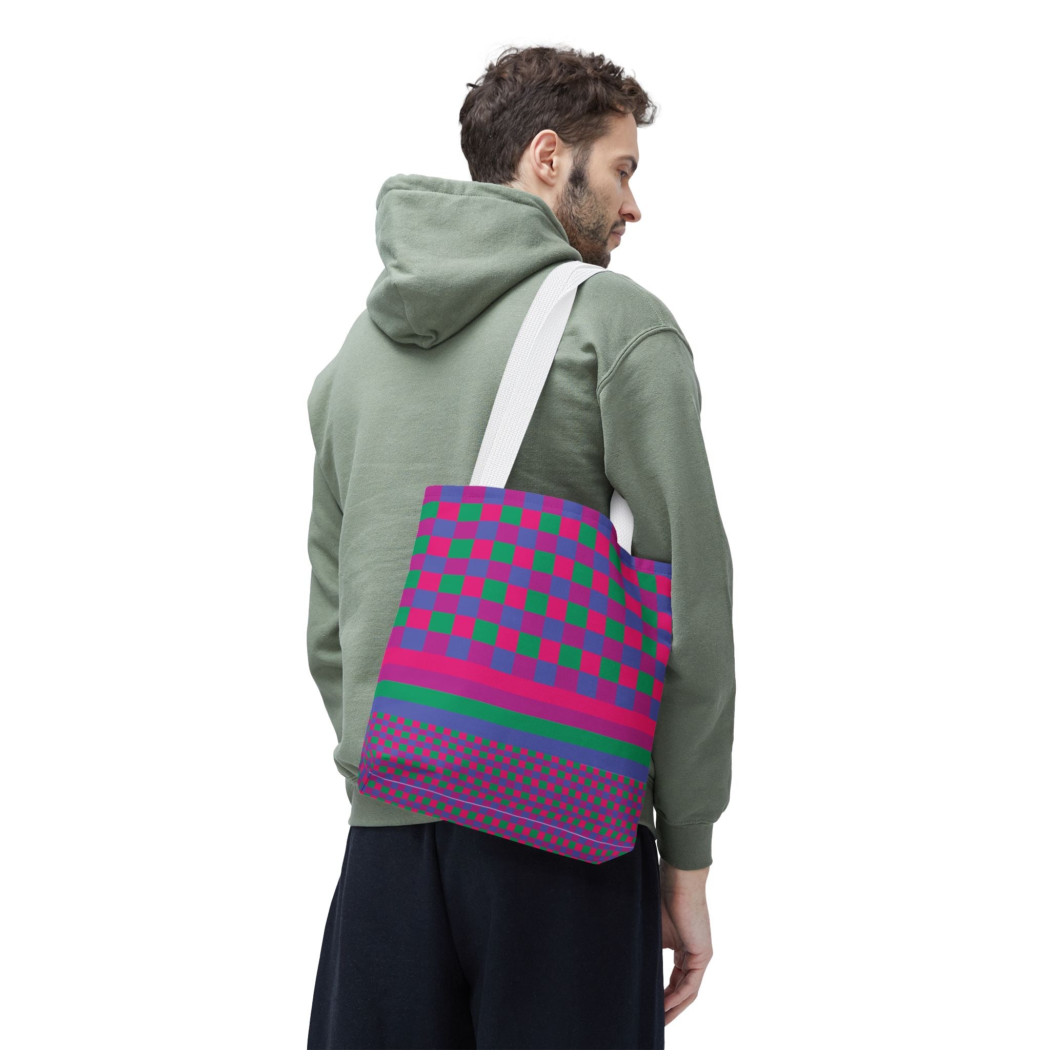 Colorblock Tote Bag