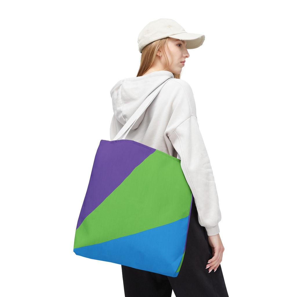 Colorblock Tote Bag