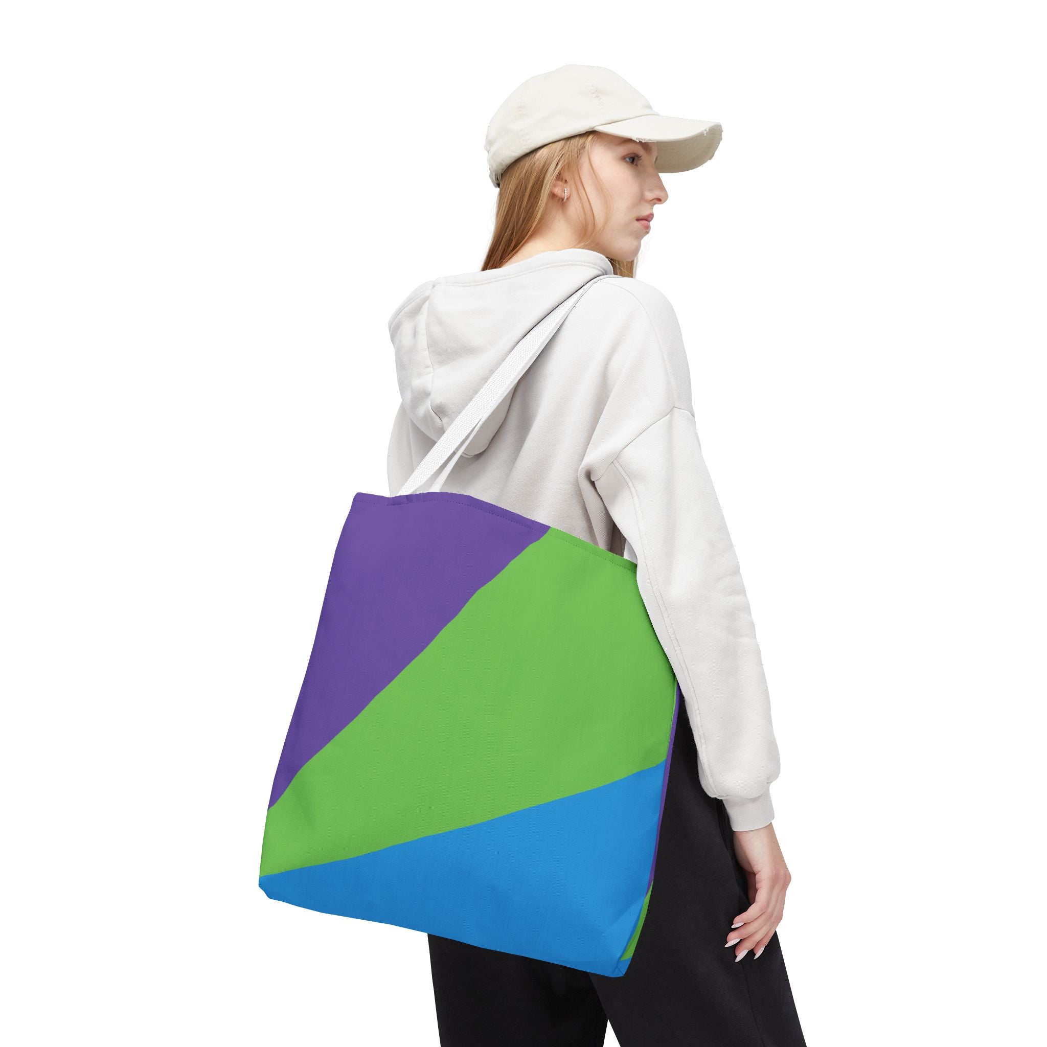 Colorblock Tote Bag