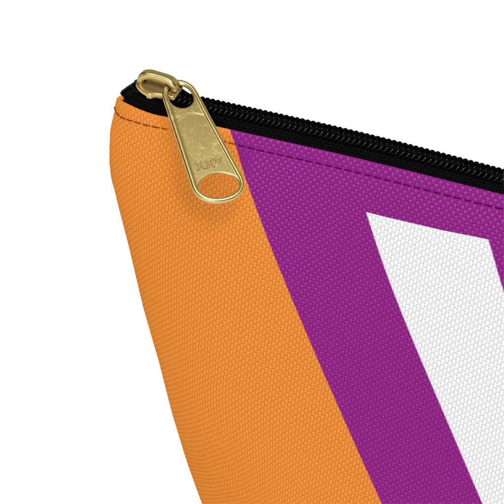 Colorblock Accessory Pouch — Monogram Y T-Bottom Cosmetic Bag