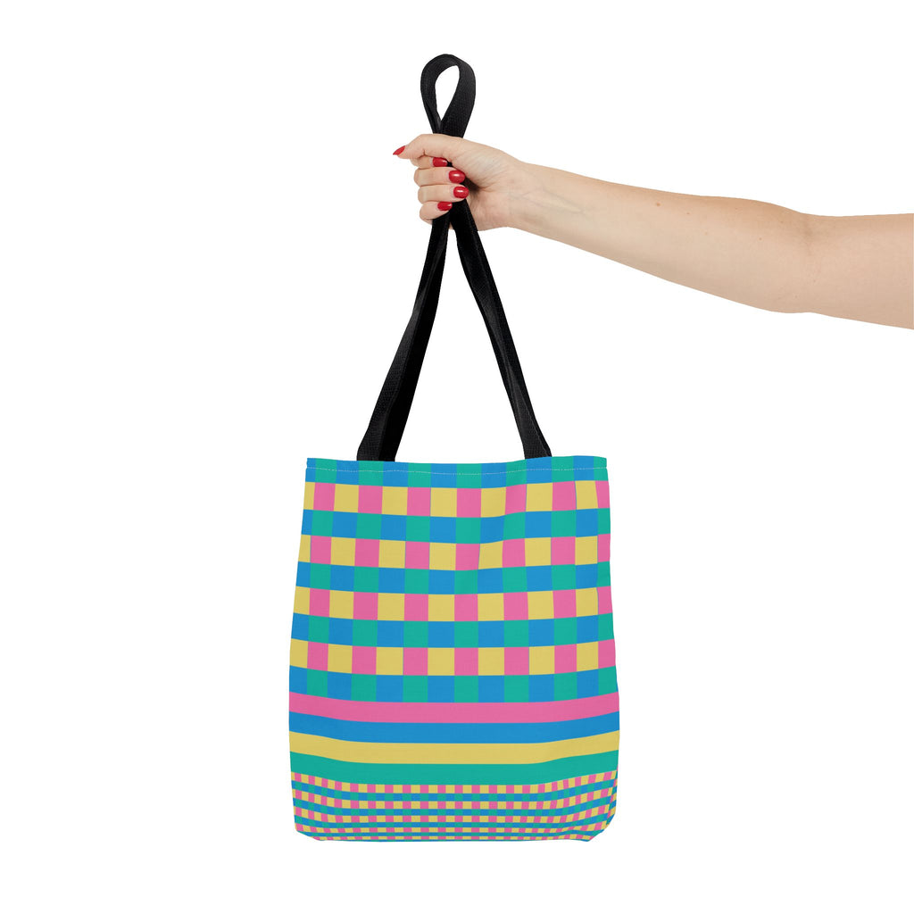 Colorblock Tote Bag