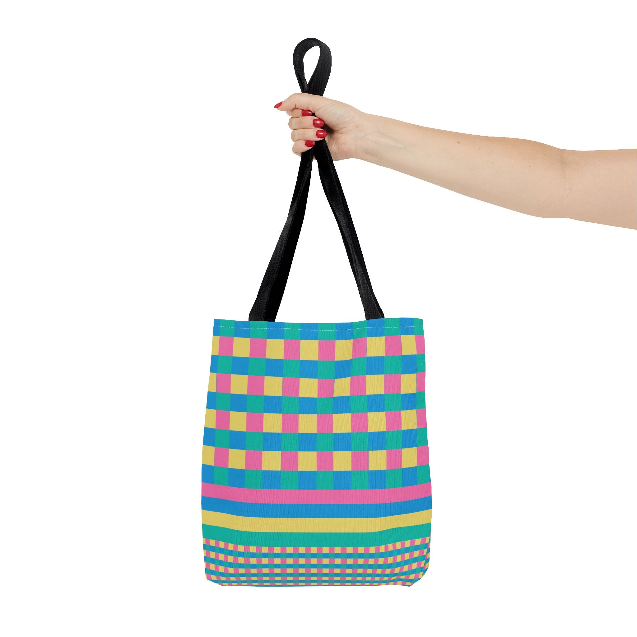 Colorblock Tote Bag