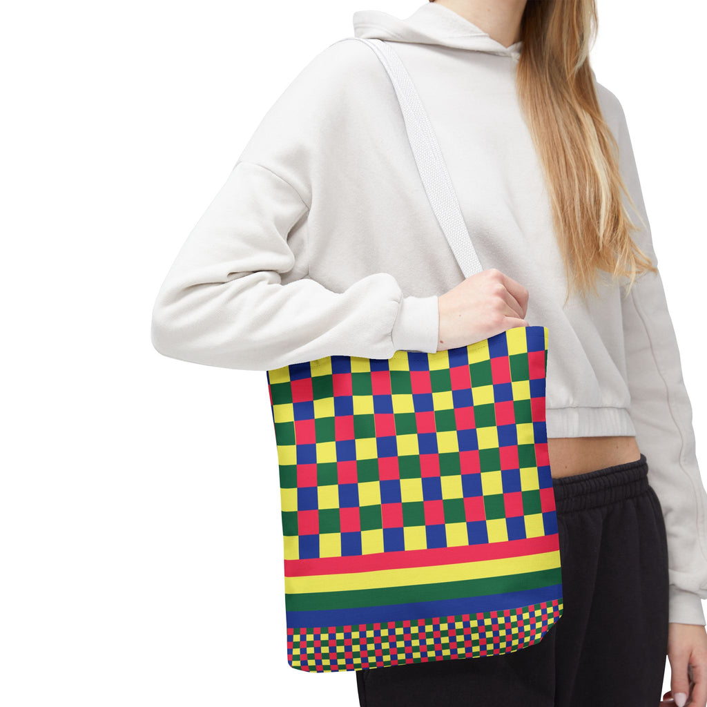 Colorblock Tote Bag