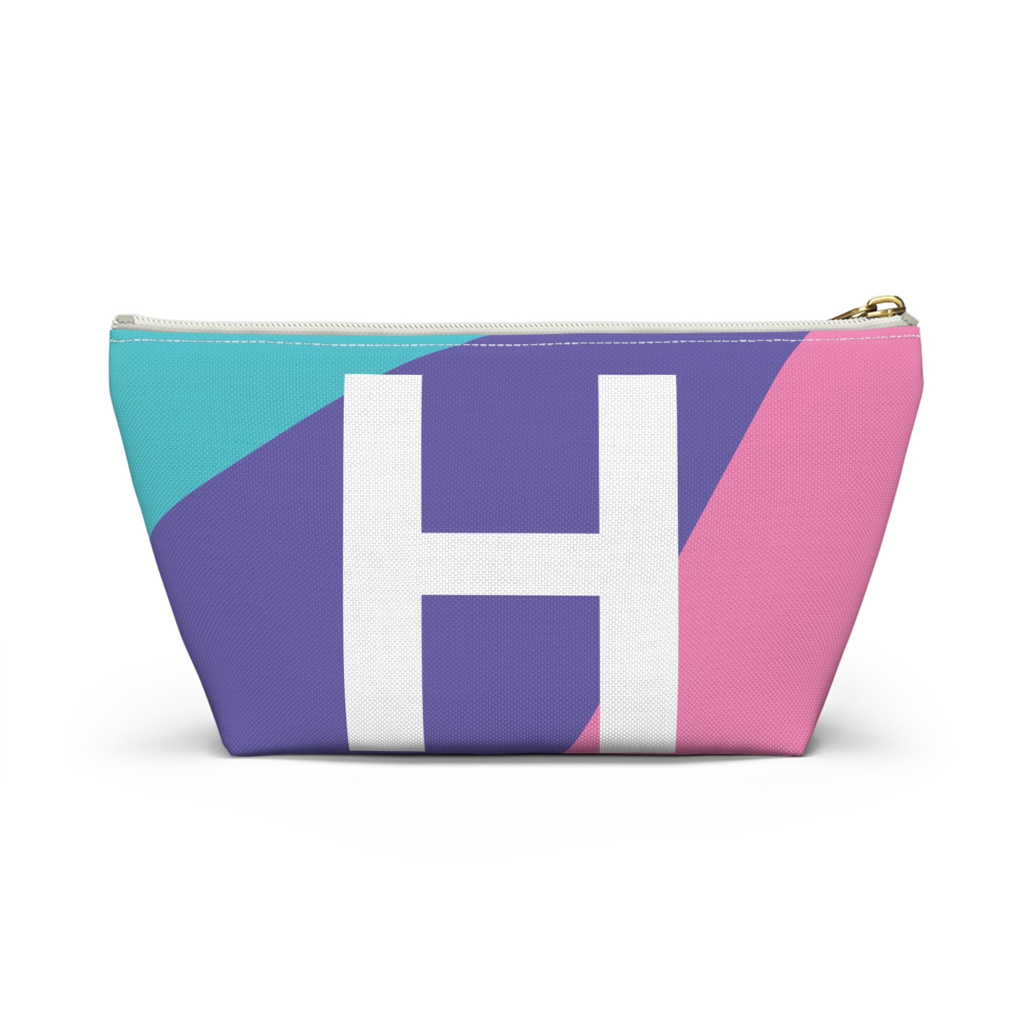 Colorblock Accessory Pouch — Monogram H T-Bottom Cosmetic Bag