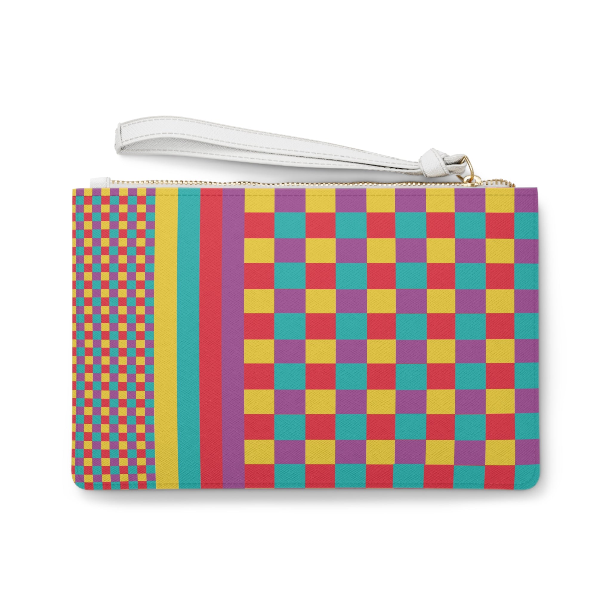 Colorblock Clutch Bag