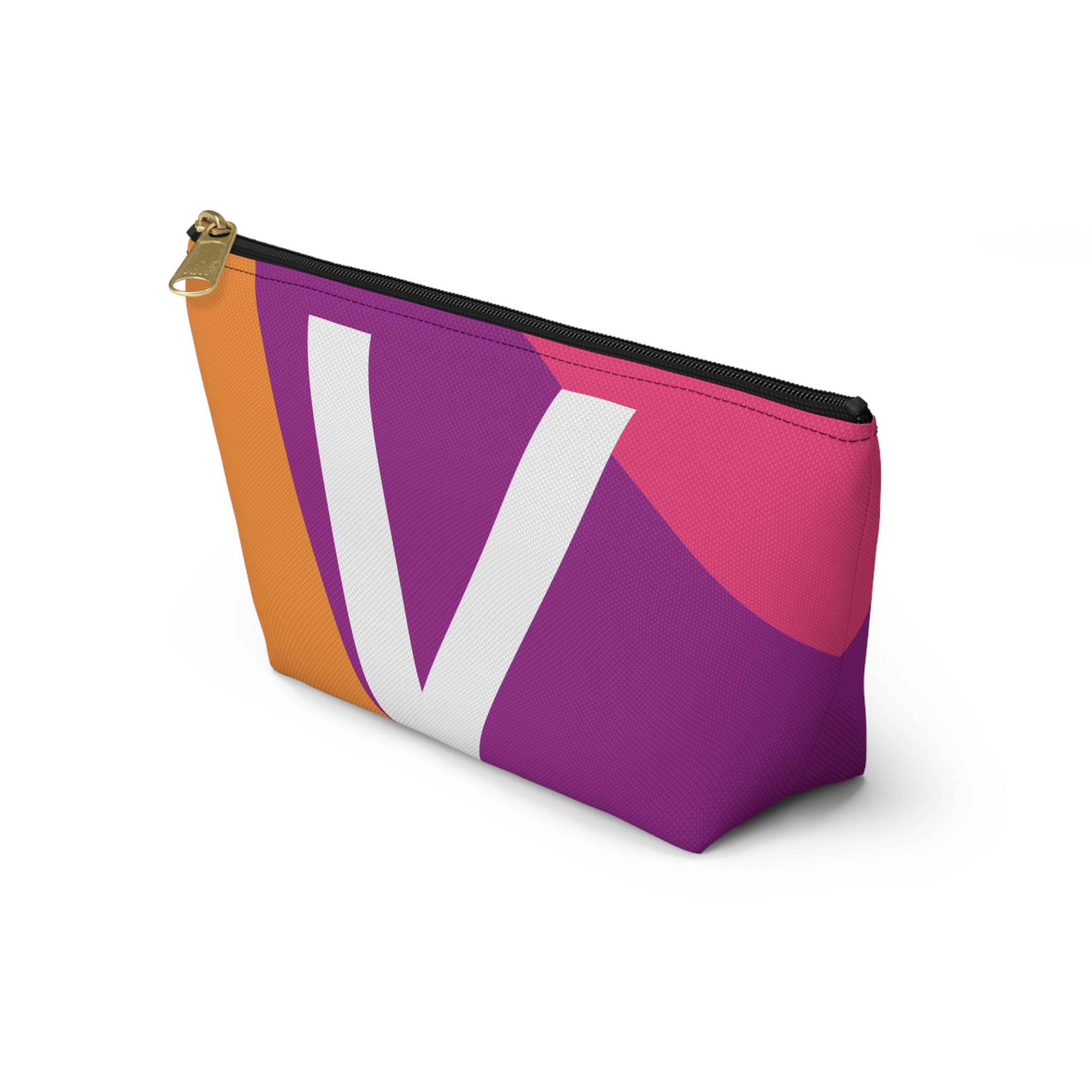 Colorblock Accessory Pouch — Monogram V T-Bottom Cosmetic Bag