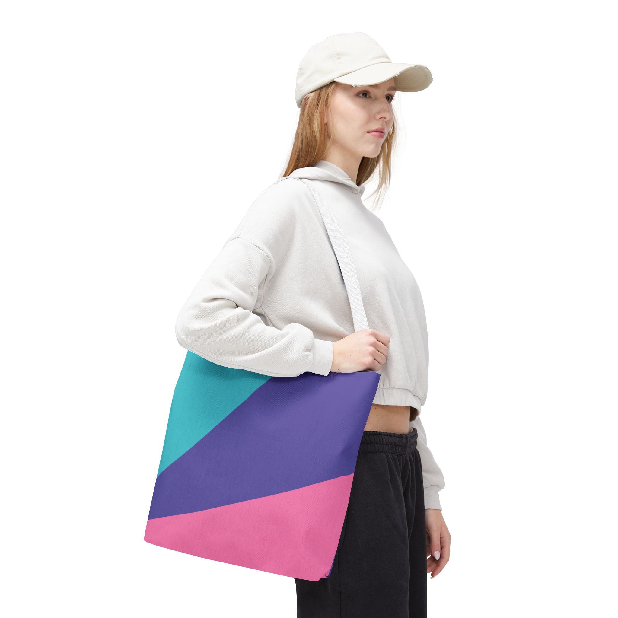 Colorblock Tote Bag