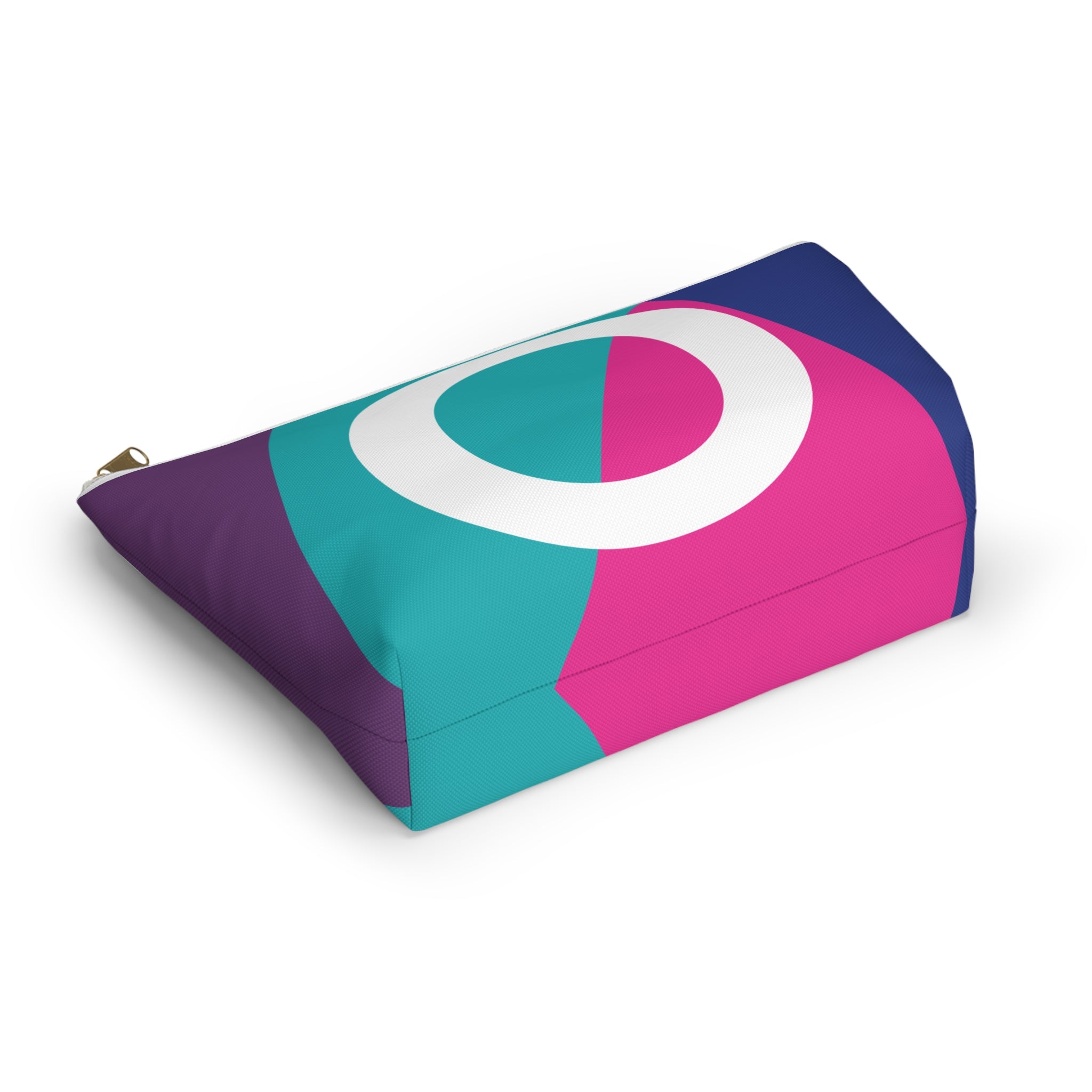 Colorblock Accessory Pouch — Monogram O T-Bottom Cosmetic Bag