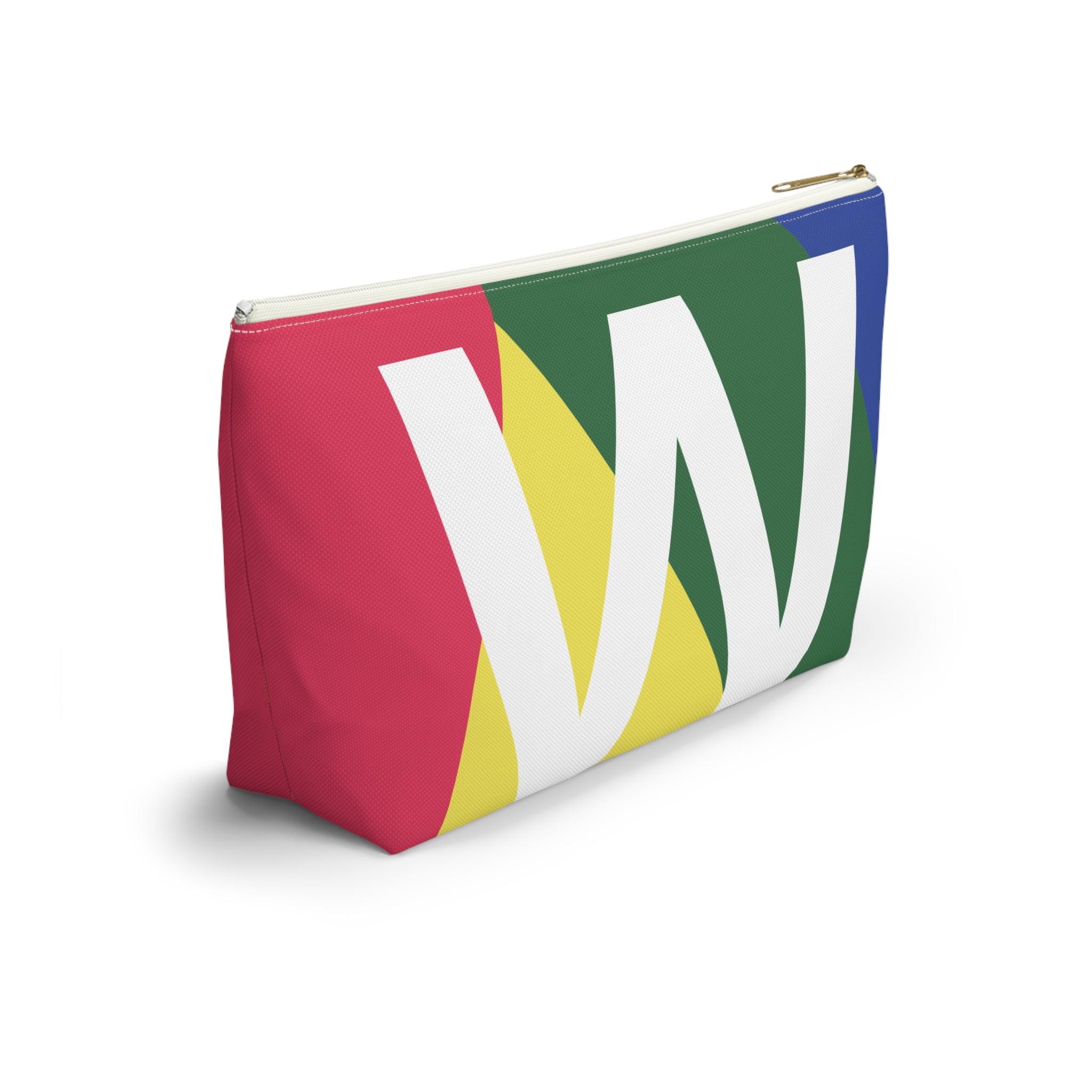 Colorblock Accessory Pouch — Monogram W T-Bottom Cosmetic Bag