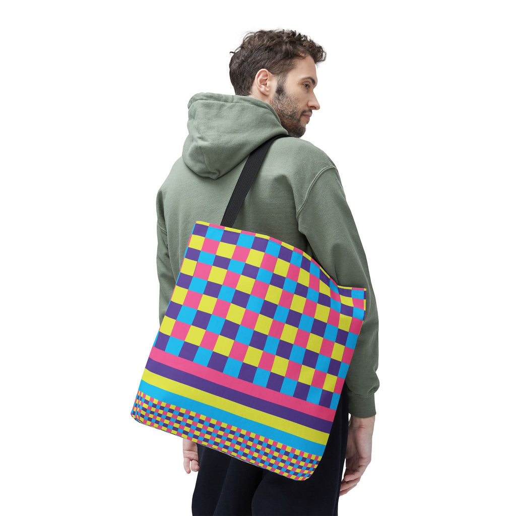 Colorblock Tote Bag