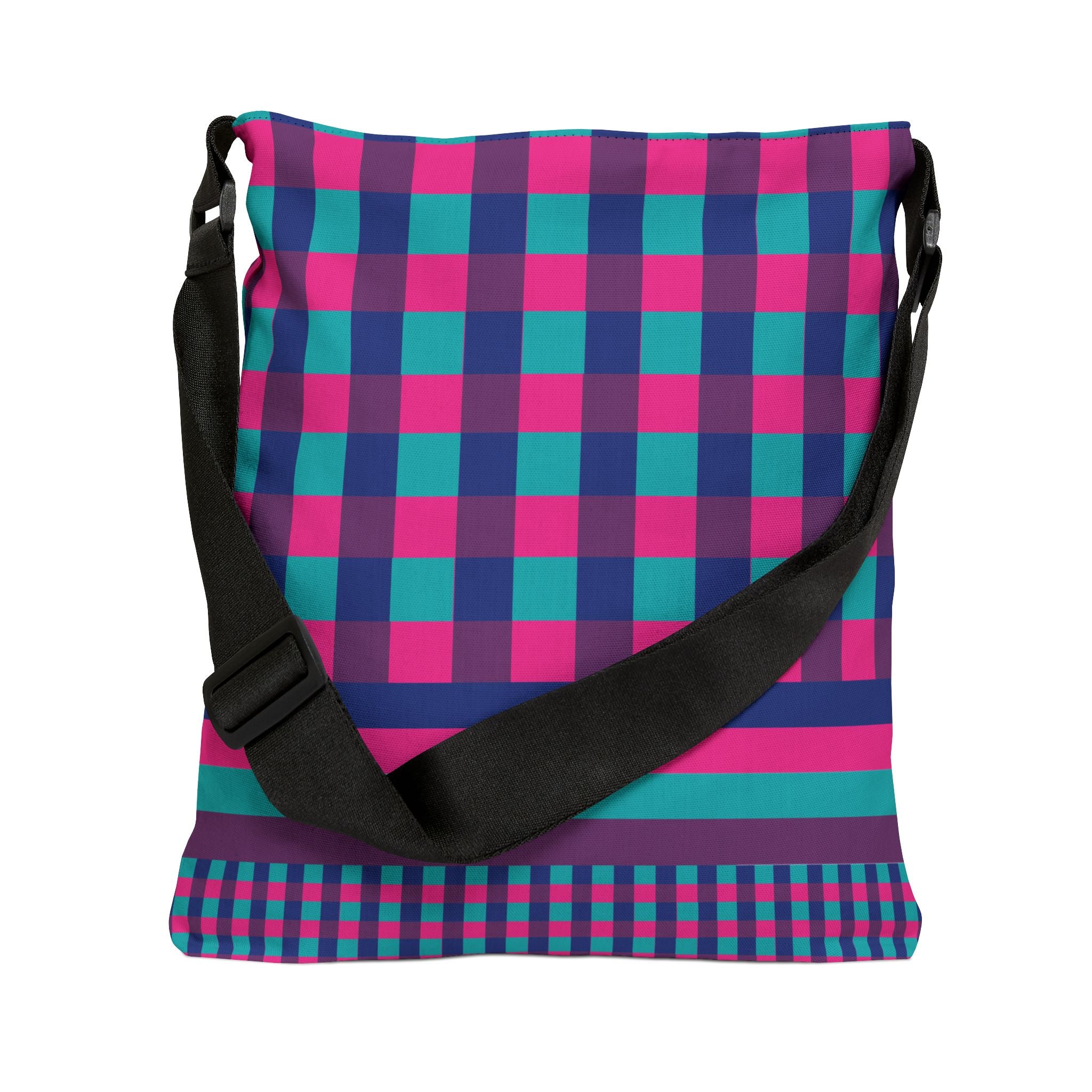 Colorblock Geometric Tote Bag