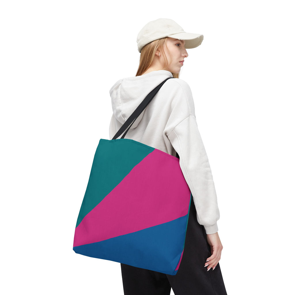 Colorblock Tote Bag