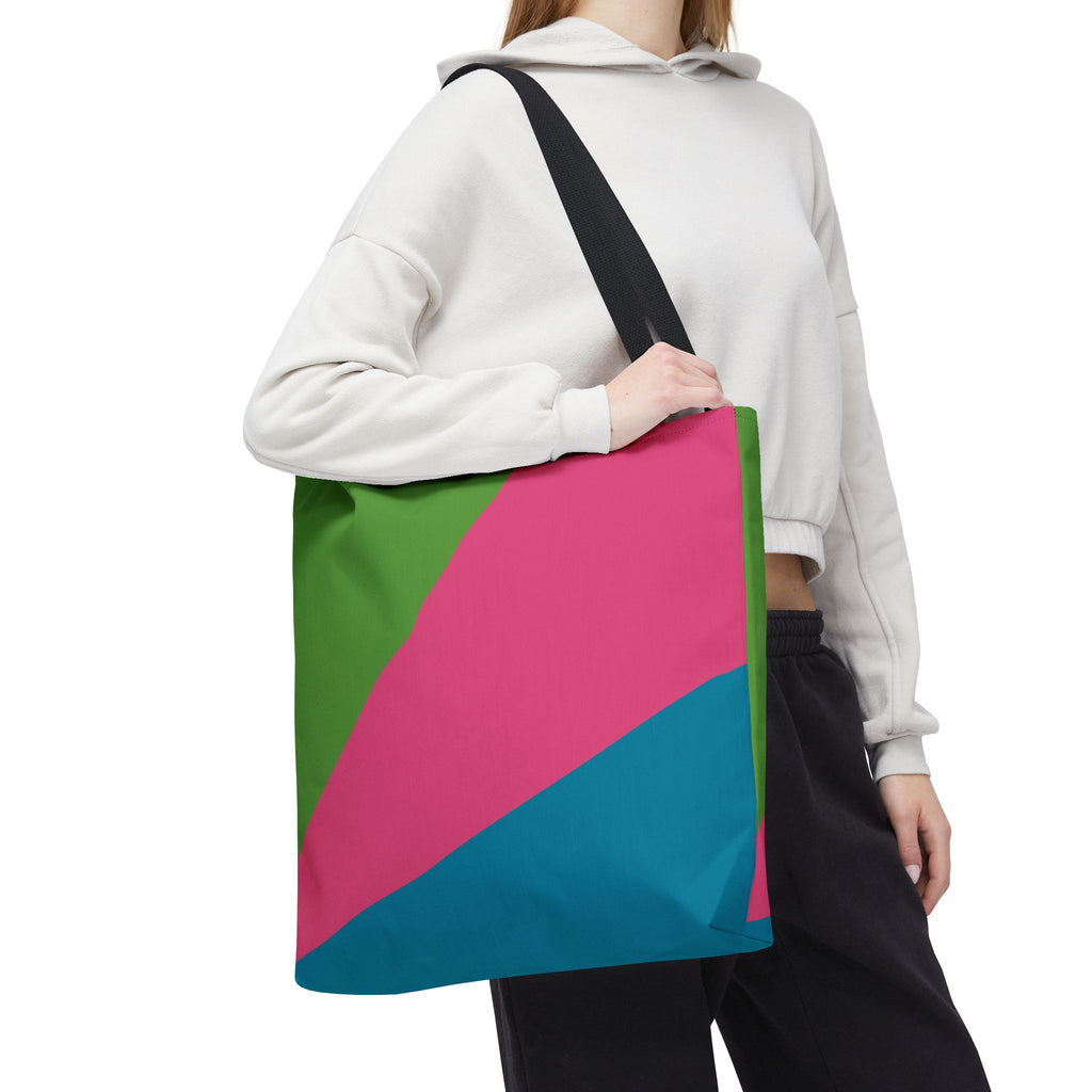 Colorblock Tote Bag