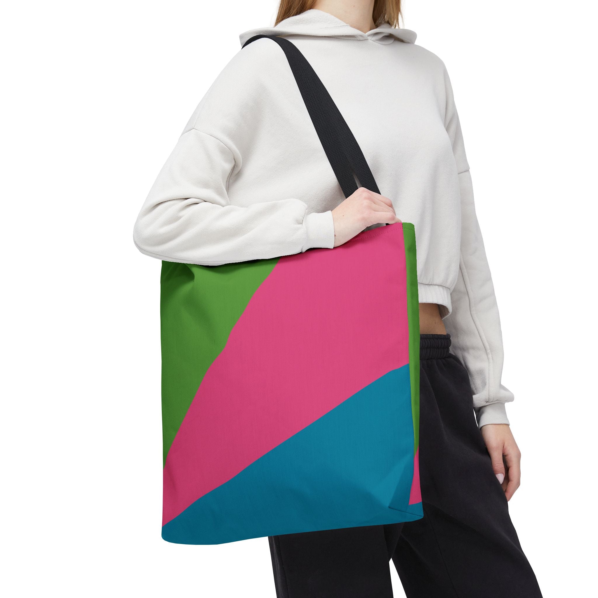 Colorblock Tote Bag