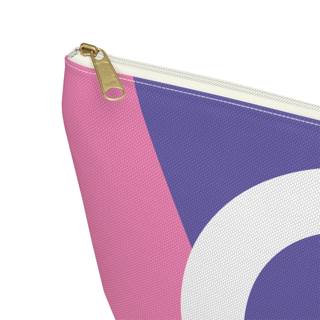Colorblock Accessory Pouch — Monogram O T-Bottom Cosmetic Bag