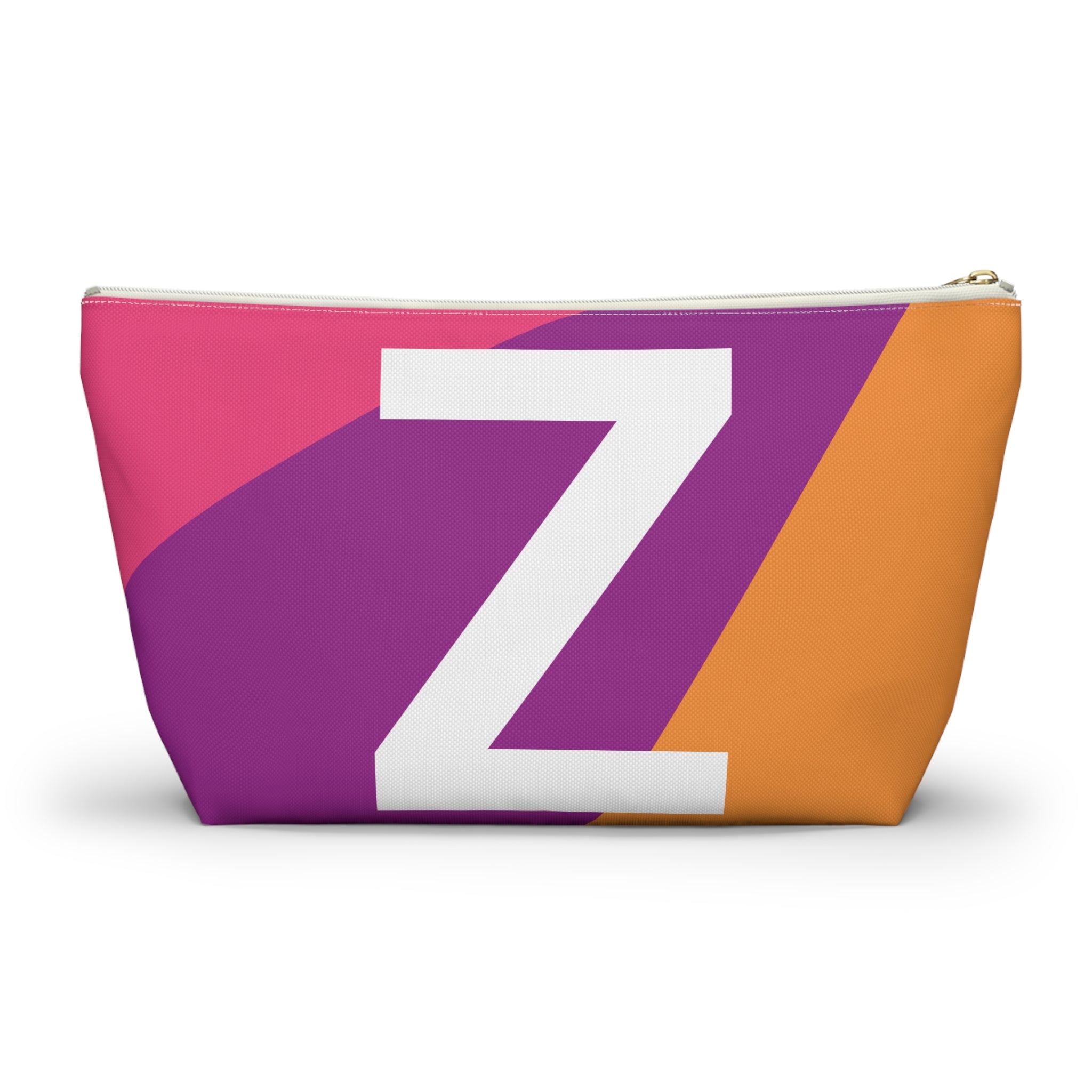 Colorblock Accessory Pouch — Monogram Z T-Bottom Cosmetic Bag