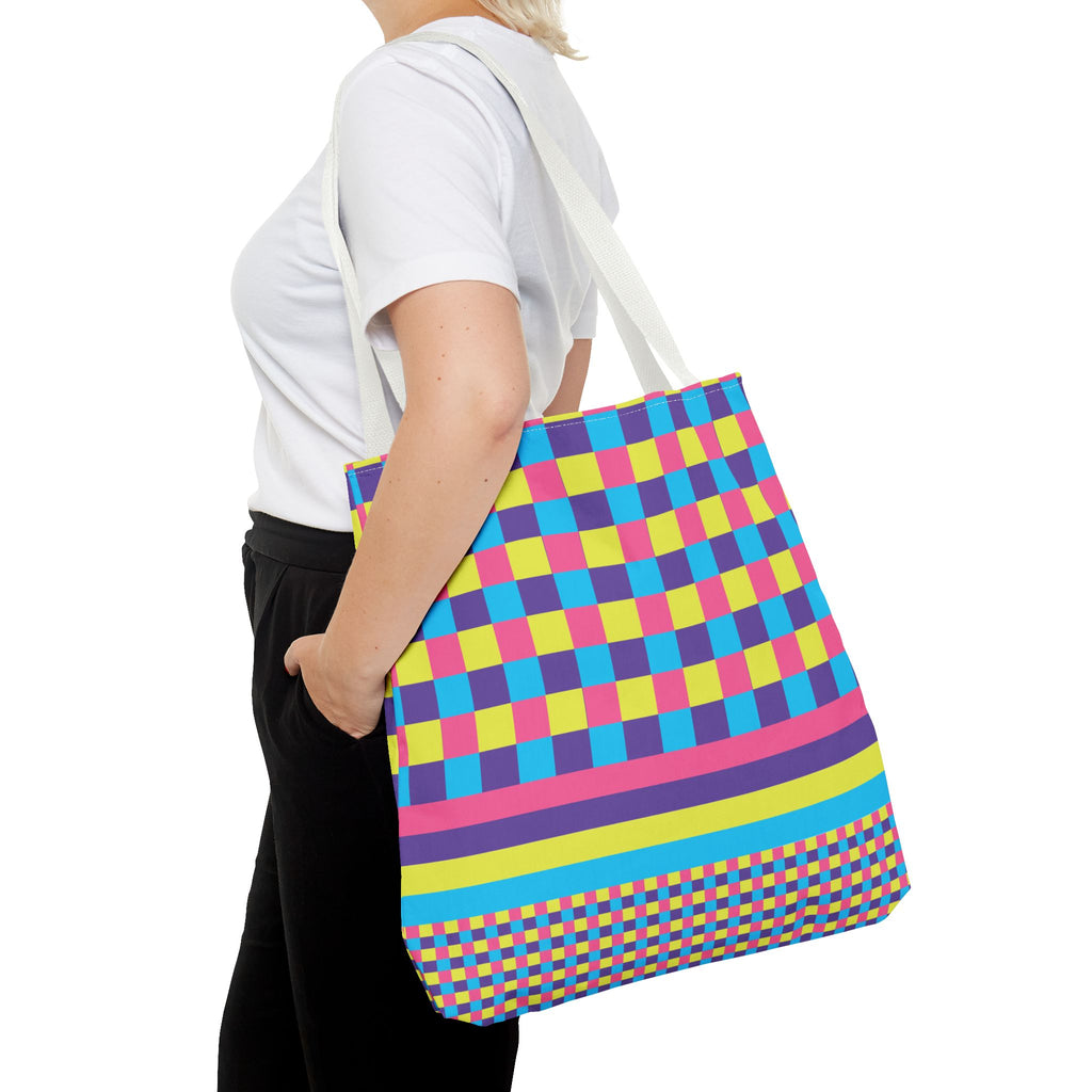 Colorblock Tote Bag